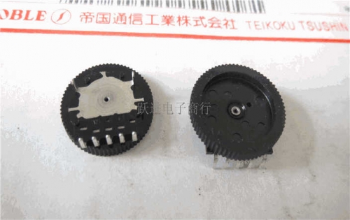 A50k * 2 Imported Japanese Noble Radio MP3/4 with Wheels Catch Plate Gear Potentiometer 16*2.2mm