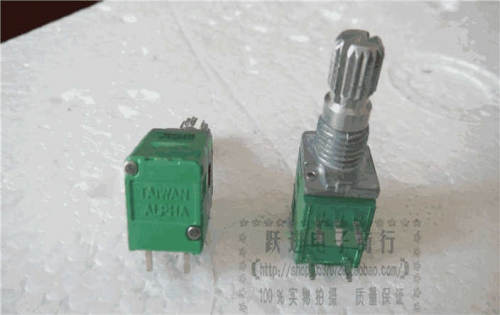 Imported Taiwan Alpha 09 Precision Single Connection with Switch B5k Potentiometer Handle Length 15mm