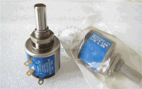 Import Vishay Mod 534-11 Res 2K ± 5% Lin ± 0.2% High-Precision Multi-Turn Potentiometer