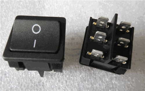 21 * 24MM TCL LCD TV Button Boat Power Switch 6-Leg 2-Speed Rocker Arm on and off 10a250v