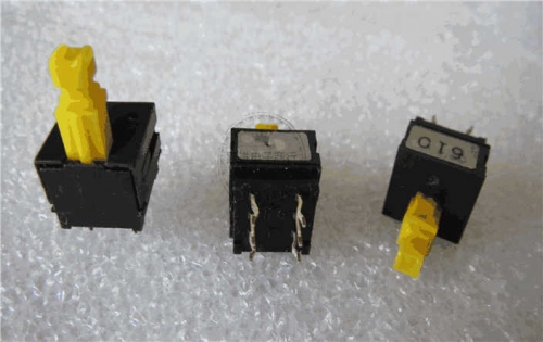 Imported Japanese Alps Self-Locking Switch Double Row 6-Leg Vertical Oblique Handle LCD TV Button with Lock Power Switch