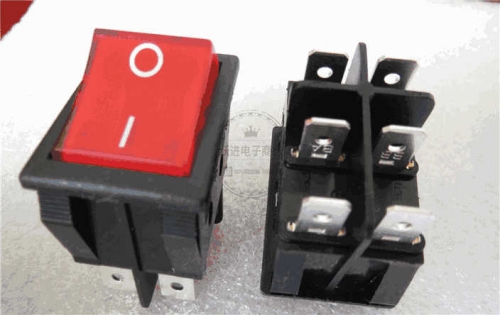Imported Taiwan Honyone Large Current 22A Large Ship Switch 6-Leg 2-Speed No Light Rocker Rocker Power Switch
