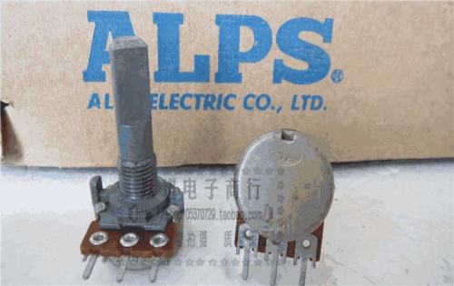 Imported from Japan Alps 16 Type A100k Fever Grade Amplifier Stereo Volume Potentiometer Handle Length 25mm