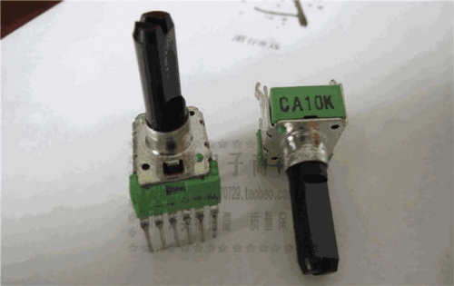 Type 142 Imported Taiwan Alpha A10k Dual Walker Speaker Volume Potentiometer A103 Handle Length 18mm