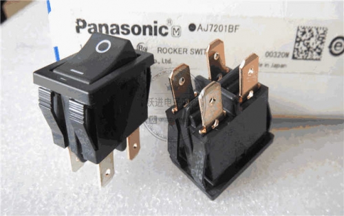 Aj7201bf Imported Japanese Panasonic High-Current Boat Switch 4-Leg 2-Speed Rocker Boat Power on/off 10A