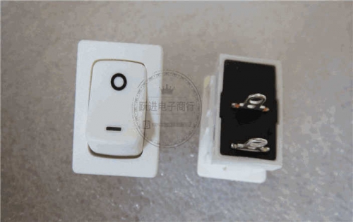 Imported Hong Kong Defond White Power Boat Switch 2-Leg 2-Speed Rocker Arm on and off 7.5a250v