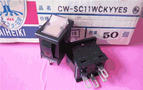 Imported Japan NKK CW-SC Power Boat Switch 4-Leg Single Knife Light Included Rocker Arm Switch 6a250v