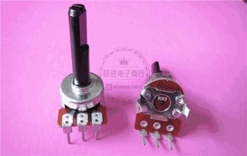 B103 161 Subwoofer Mixer B10k Single Connection Volume Potentiometer Handle Length 26mm Half Handle