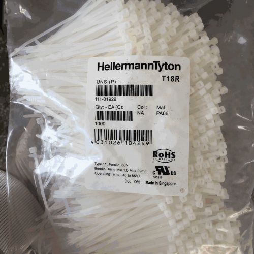 Imported HellermannTyton Hailman Taitong Tie/Tie T18r 2.2 * 100mm 111-01929