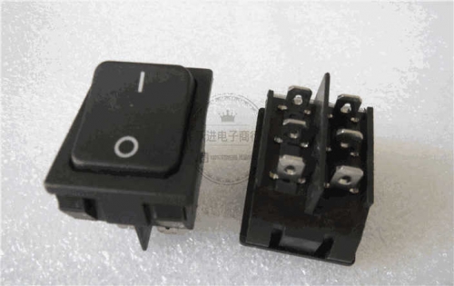 25mmx32mm Large Ship Power Switch 6-Leg 2-Speed Boat Rocker Rocker Switch 10a250v