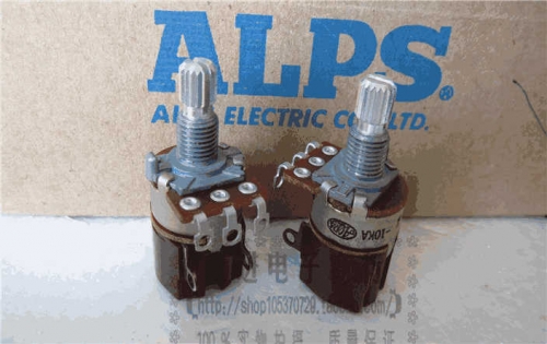 Imported from Japan Alps 16-Type A10k Single Connection with Self-Locking Switch Volume Potentiometer Handle Length 15mm