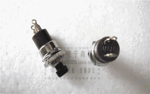 Imported Japanese MS-019 Inching Circular Button Button Micro Normally Closed Self-Elastic Reset Power Switch 2 Feet
