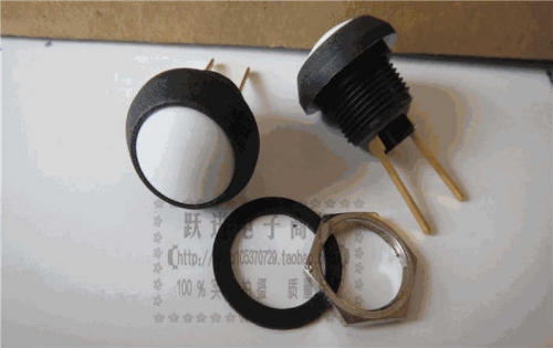 12MM Imported round Button Switch Gold-Plated 2-Pin Press Reset Power Switch Normally Open