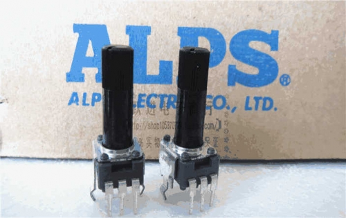 Imported from Japan Alps 09 Single Connection Vertical Mixer Inverter Potentiometer B10k round Handle Length 18mm