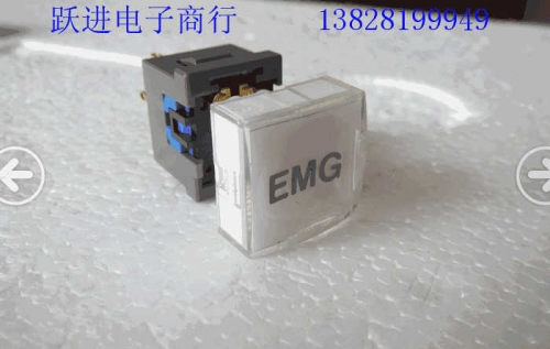 Imported Japanese DS High-End Button Switch with LED Lights Embedded Gold-Plated 9-Leg Self-Locking Switch Hole Wiring Leg