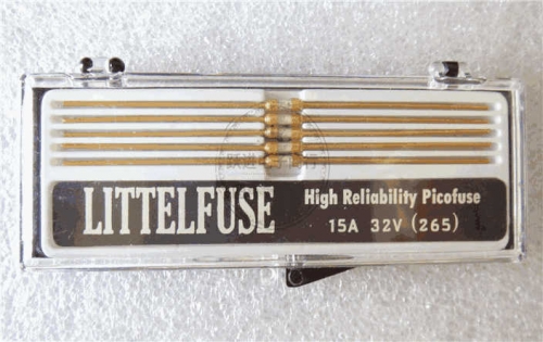 Imported Littelfuse 15A 32v (Z26) Micro Military Grade Gold-Plated Fuse/Tube Single Price