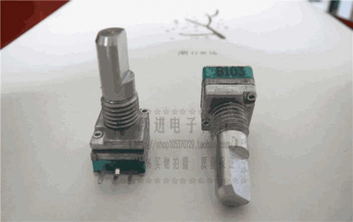 Difeng Delta 09 Type 9011 B103 Single Connection B10k with Neutral Point Seal Potentiometer Handle Length 15MM 3 Feet