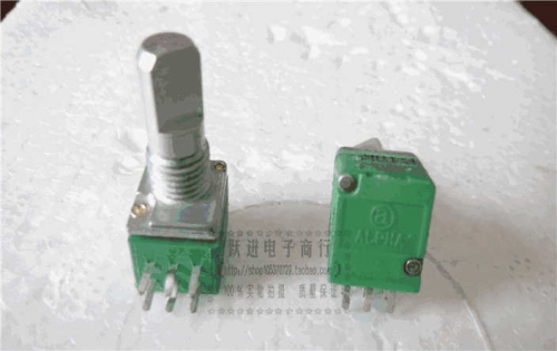 Imported Taiwan Alpha 09 Precision Seal B10k with Stepping Duplex Potentiometer Handle Length 15MM Half Handle