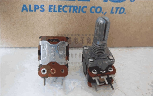 Originally Imported from Japan Alps B1k Single Connection Potentiometer with Switch Handle Length 15mm