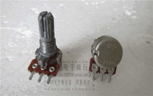 Imported from Japan Alps 121 B1k with Neutral Audio Volume Potentiometer Handle Length 15MM Hole Diameter 7mm