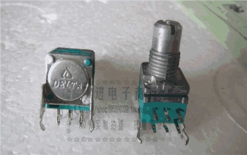 Delta Difeng Taiwan R09 B203 20K with Bracket Seal Duplex Potentiometer Handle Length 10mm round Handle