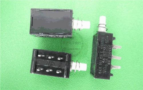 Imported US C & K L212132mv02q Button Switch 6-Pin Double Row Button Reset Lock-Free Switch