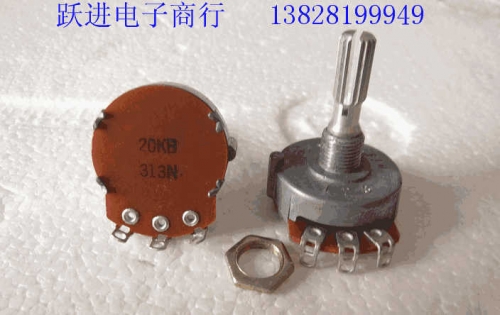Imported from Japan Alps 313n Single 20kb Potentiometer Handle Length 25MMF Hole 7.7mm