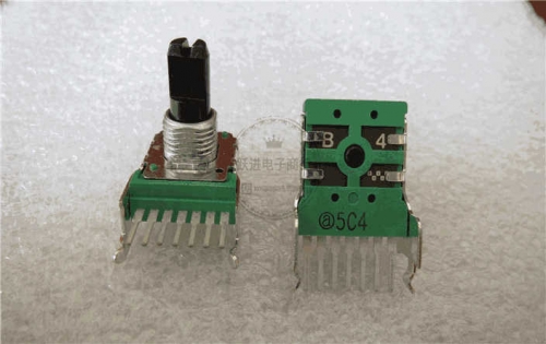 B103 Imported Taiwan Alpha 142 B10k Dual 7-Pin Mixer Volume Potentiometer Handle Length 15mm