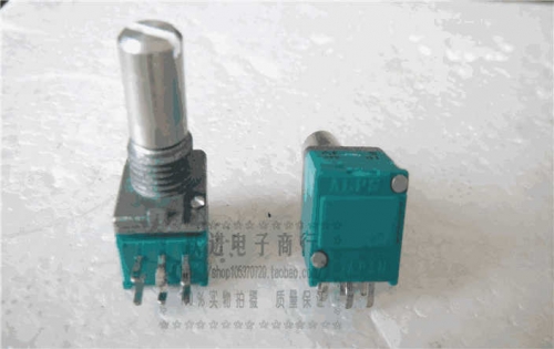 Imported from Japan Alps 09 Type A103 10K Dual Precision Potentiometer Handle Length 15MM round Handle
