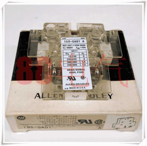 Original Stock  US AB/Allen-Bradley  195-ga01 A/195-ga01a (with Replacement)