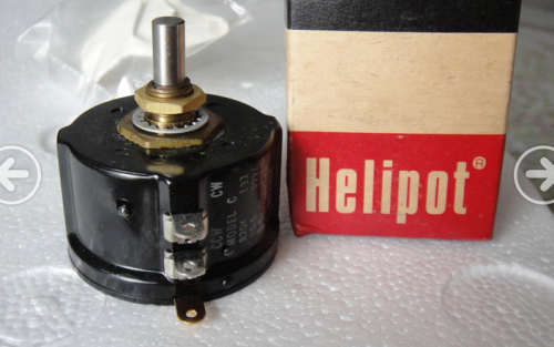 HELIPOT BECKMAN 7446 L0.5 MODEL C R10K R20K R30K R50K    3 turns Potentiometers