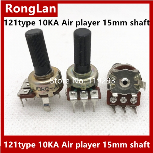 Model 121 potentiometer vertical single link A103 a10k, shaft length 15mm, 12 type 3-pin volume rotary amplifier