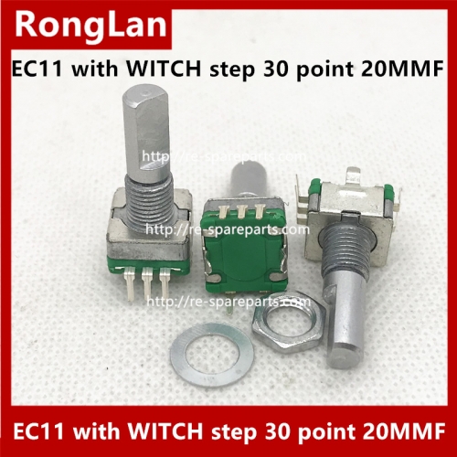 EC11 encoder with step 30 point with a long switch handle 20MMF EC11-30