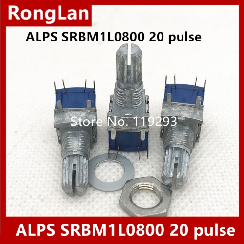 Japan's SRBM1L0800 ALPS 4 foot encoder step into the 20 point shaft length 15MM spend a fixed foot