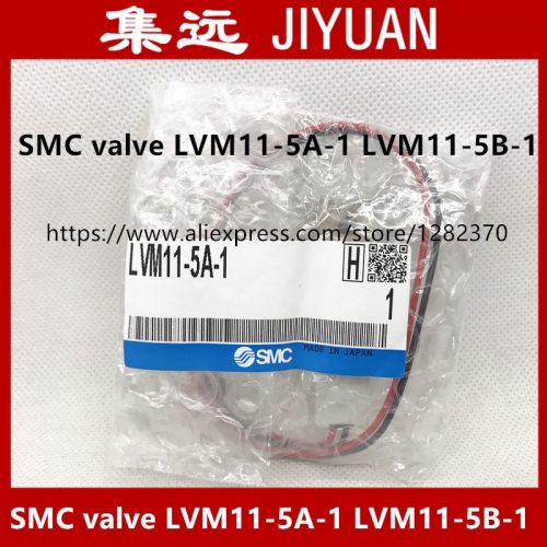New Japan genuine original SMC solenoid valve LVM11-5A-1 LVM11-5B-1 Spot