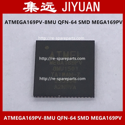 New original and spot  ATMEGA169PV-8MU QFN-64 SMD MEGA169PV 8-bit microcontroller