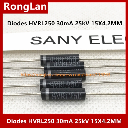 HVRL250 high voltage diode Gutt high voltage electronic high voltage silicon rectifier stack 30mA25kV  15X4.2MM