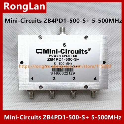 Mini-Circuits ZB4PD1-500-S+ 5-500MHz a four divider SMA