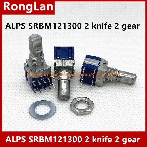 Original ALPS Alps SRBM121300 band switch rotary switch 2 signal switch gear
