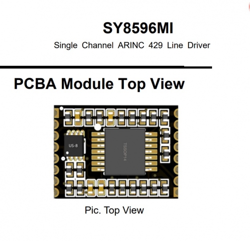 SY8596MI Single Channel ARINC 429 Line Driver Replacement for HI-8596PST type