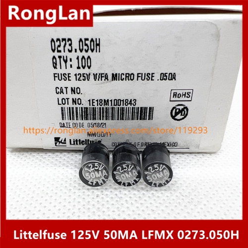 US imports original special forces Littelfuse Fuses 125V 50MA LFMX 0273.050H