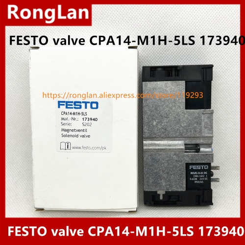 * special sales * BRAND NEW GENUINE FESTO solenoid valve CPA14-M1H-5LS 173940 CPA14-M1H-5/3ES 173946