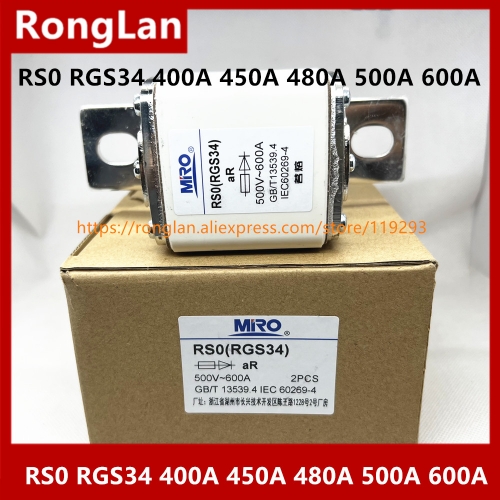 MRO RS0 RGS34 MRO Mingrong Fast Fuse RS3 400A 450A 480A 500A 600A 500V RS0