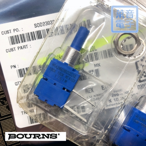 BOURNS 100K conductive plastic dual volume potentiometer from the United States 91A2AB28D20D20L 6PIN