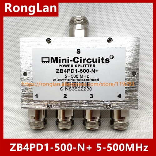 Mini-Circuits ZB4PD1-500-N+ 5-500MHz a four divider N