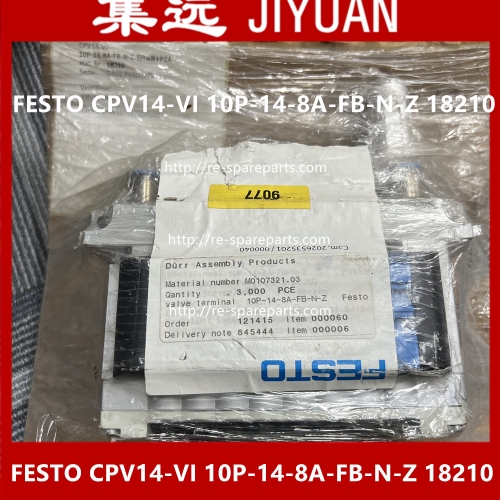 New original FESTO vacuum valve CPV14-VI 18210 10P-14-8A-FB-N-Z 10P-14-8A-FB-N-Z-5JTNN-PZA