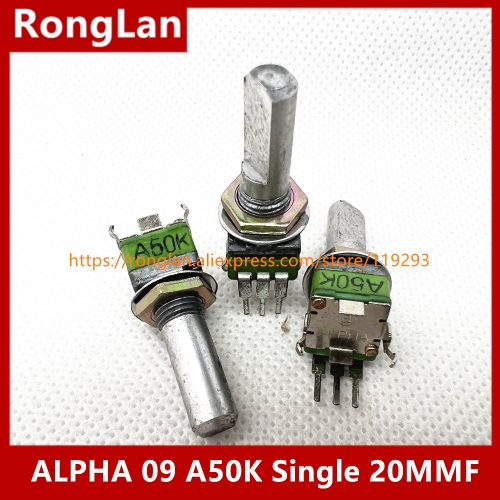 ALPHA import precision RK097N 09 joint potentiometer Single A50K 20MMF shaft