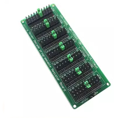 0.1R/1R-9999999R programmable resistor board eight segment 0.1R1R accuracy