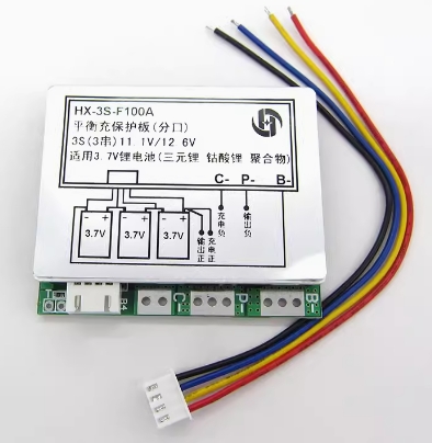 Triple string 12.6V lithium battery protection board, triple string 11.1V polymer 12V 100A split band balance