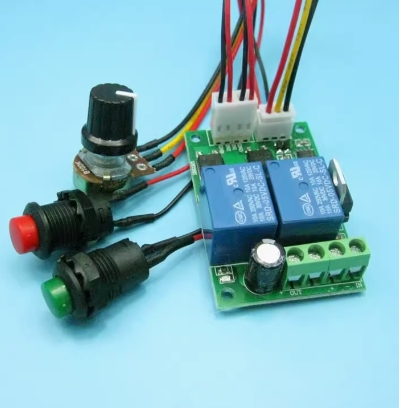 PWM DC motor speed controller 6V12V24V forward and switch electric push rod motor controller button